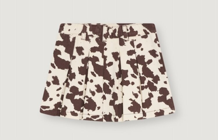The New Society Dakota Skirt Cow Print