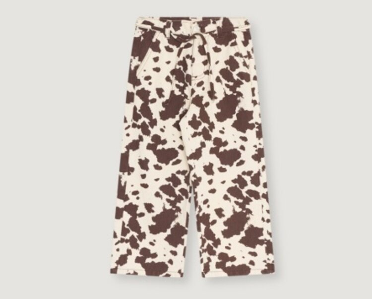 The New Society Dakota Trouser Cow Print