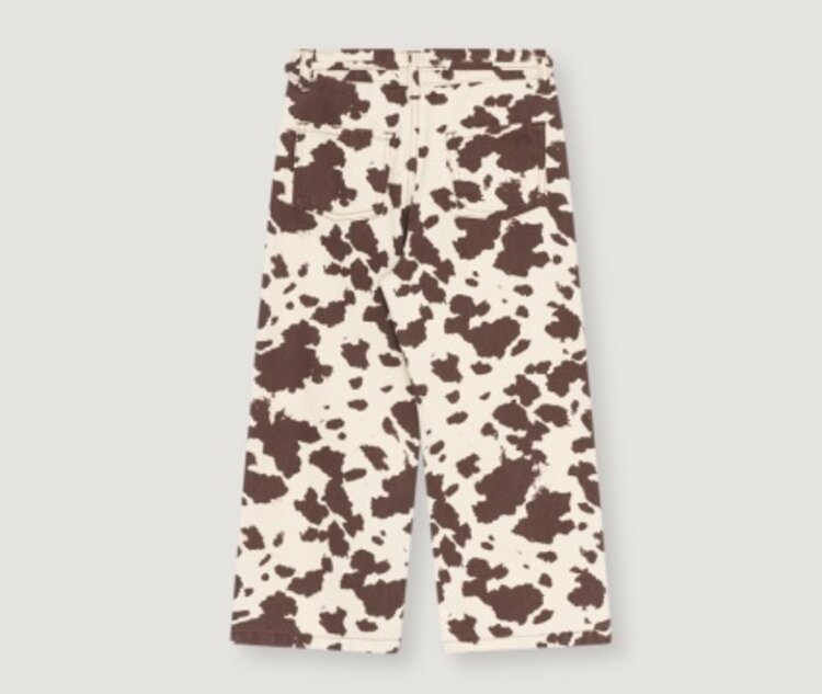 The New Society Dakota Trouser Cow Print