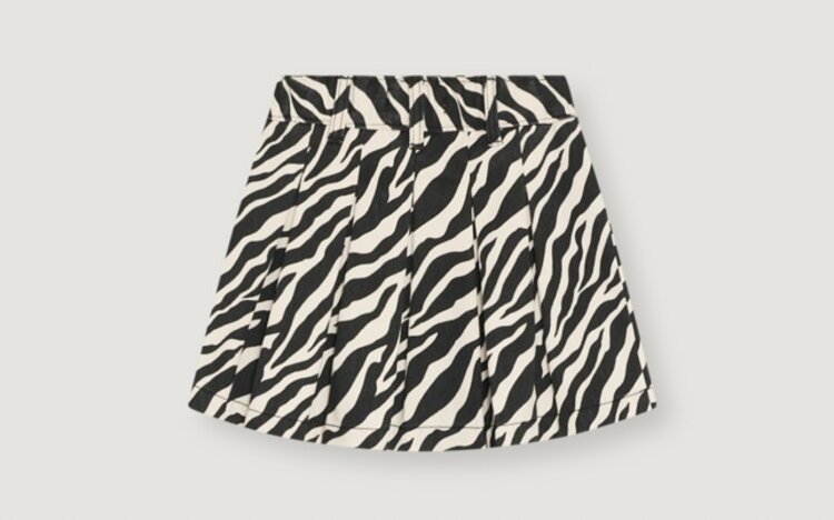 The New Society Dakota Skirt Zebra Print