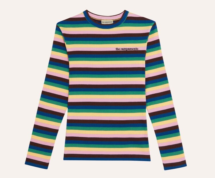 The Campamento Multicolor Stripes Tshirt