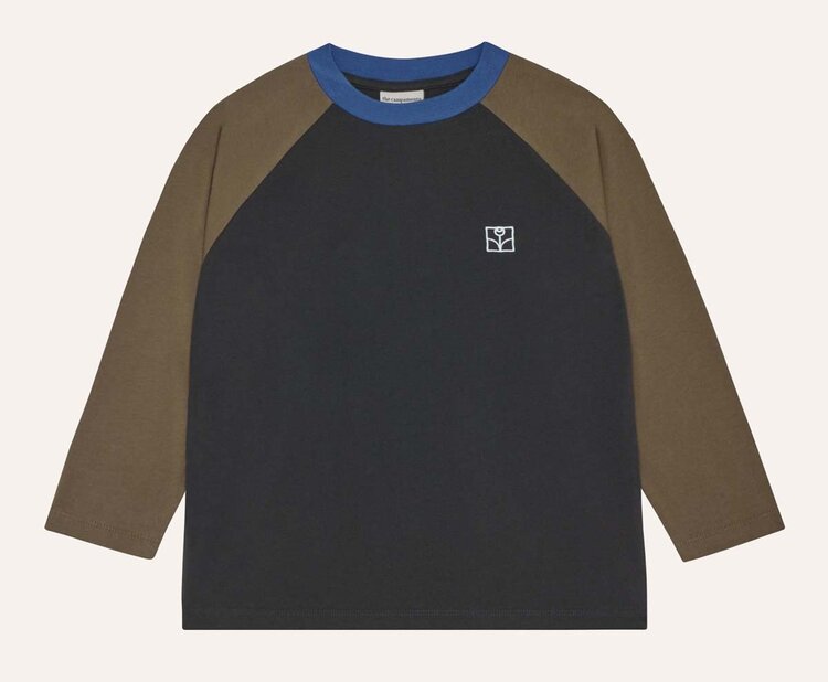 The Campamento Grey Color Block Tshirt