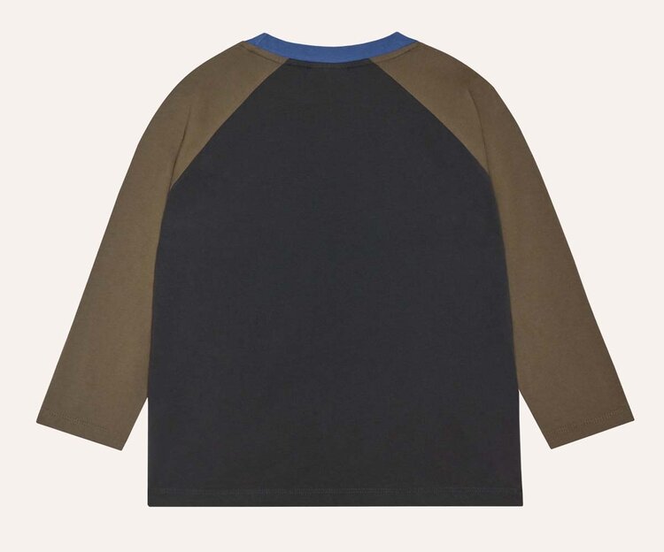 The Campamento Grey Color Block Tshirt