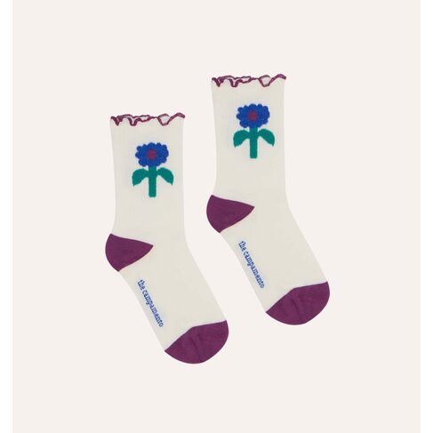 The Campamento Blue Daisies Socks