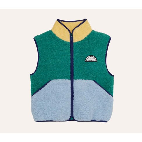 The Campamento Green Teddy Vest