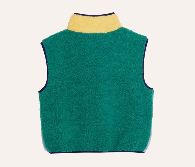 The Campamento Green Teddy Vest