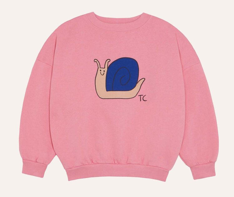 The Campamento Snail Pink Sweatshirt