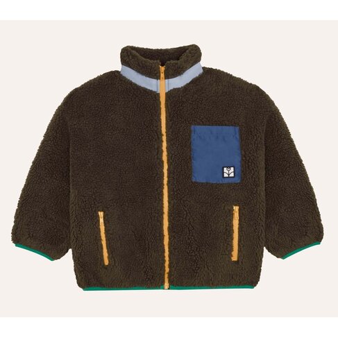 The Campamento Green Teddy Jacket