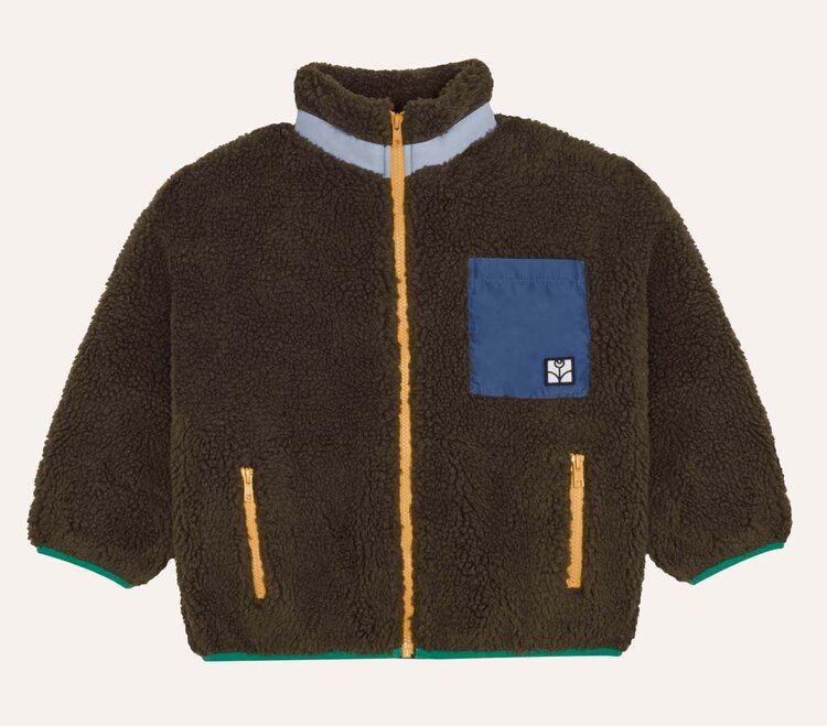 The Campamento Green Teddy Jacket