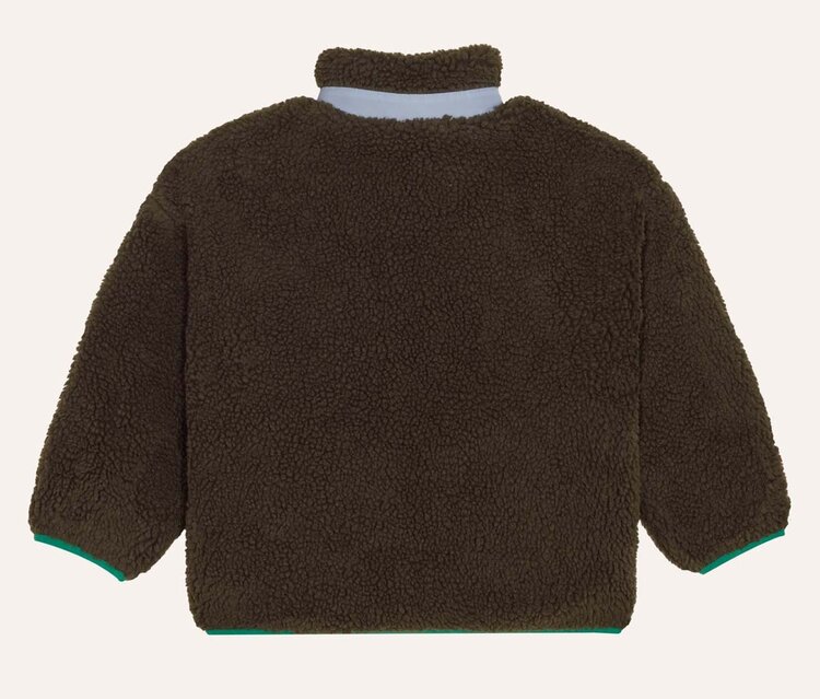 The Campamento Green Teddy Jacket