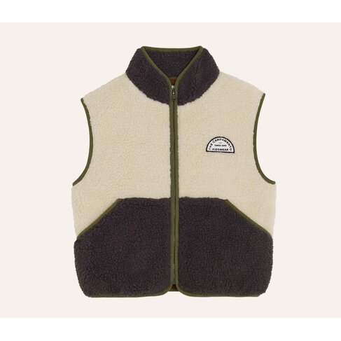 The Campamento Ecru Teddy Vest