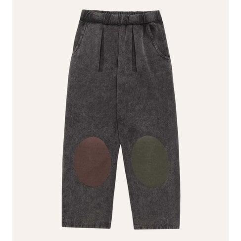 The Campamento Bicolor Patches Denim Trousers