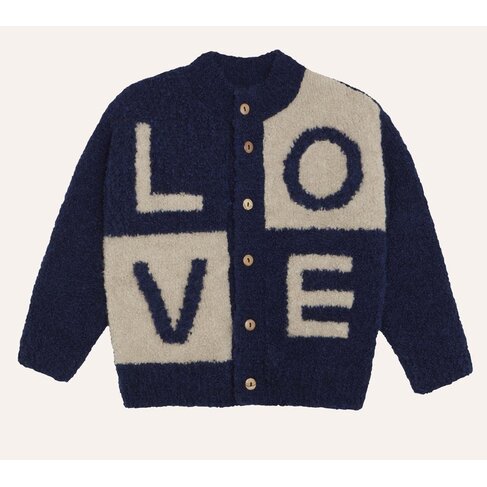 The Campamento Love Blue Cardigan