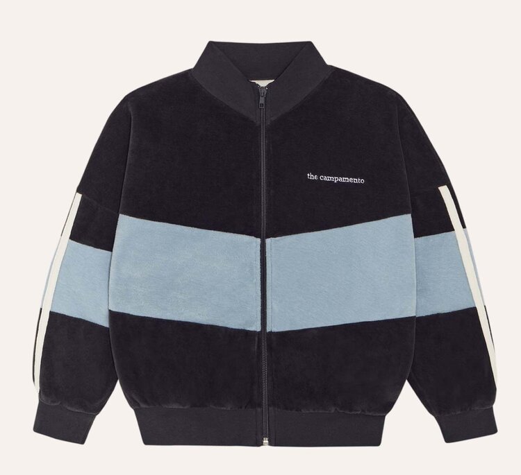 The Campamento Grey Color Block Sweatshirt