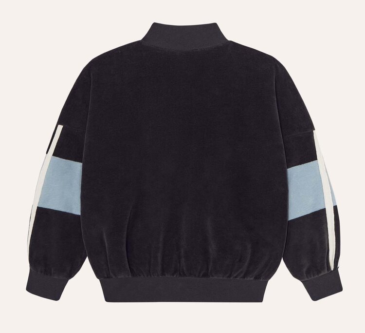 The Campamento Grey Color Block Sweatshirt
