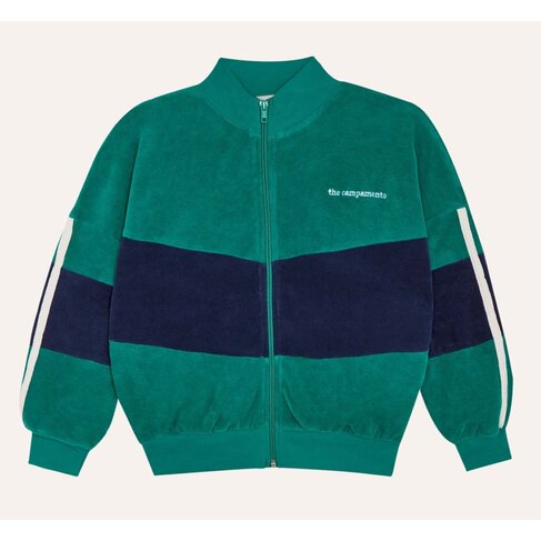 The Campamento Green Color Block Sweatshirt