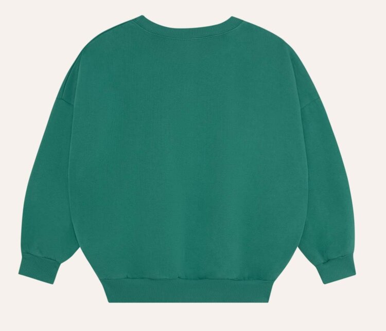 The Campamento Smiling Face Green Sweatshirt