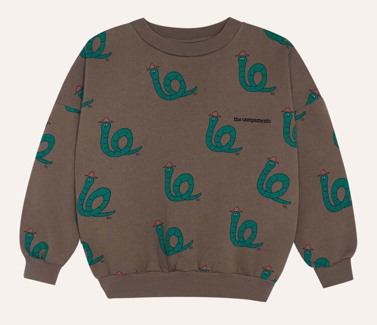 The Campamento Snakes Brown Sweatshirt