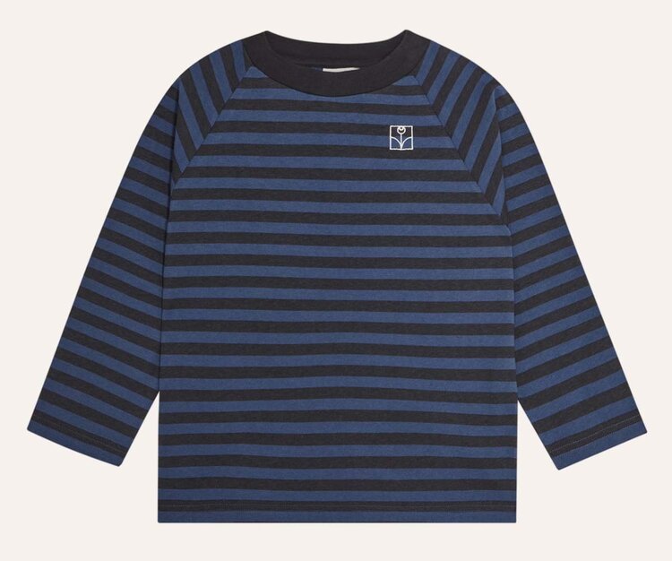 The Campamento Blue and Grey Stripes Tshirt