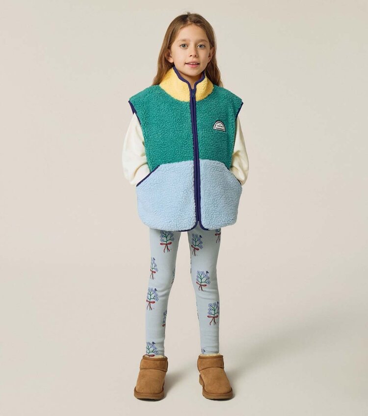 The Campamento Green Teddy Vest