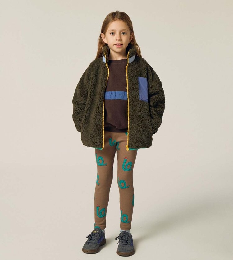 The Campamento Green Teddy Jacket