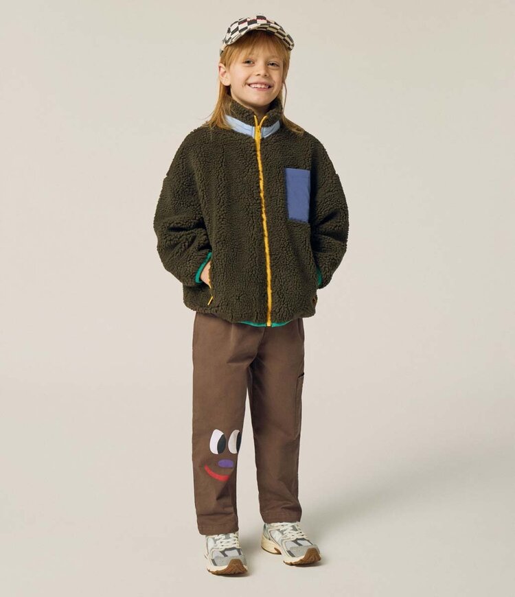 The Campamento Green Teddy Jacket
