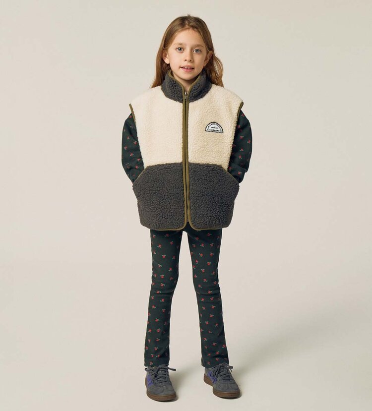The Campamento Ecru Teddy Vest