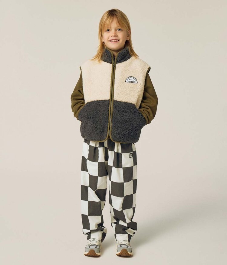 The Campamento Ecru Teddy Vest