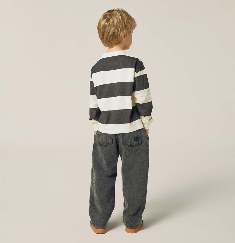 The Campamento Bicolor Patches Denim Trousers