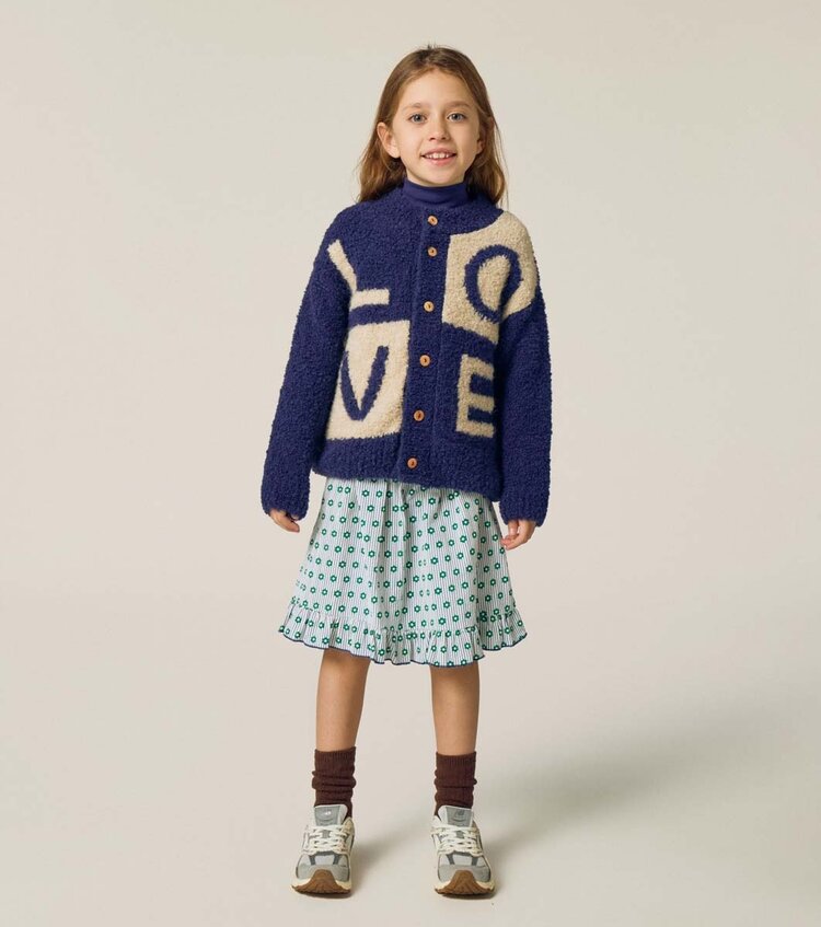 The Campamento Love Blue Cardigan
