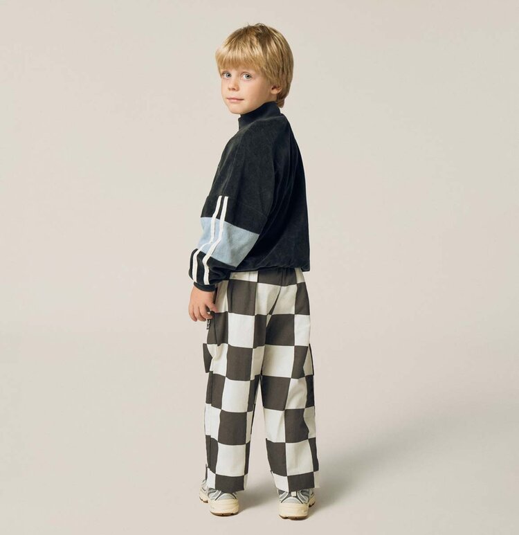 The Campamento Grey Color Block Sweatshirt
