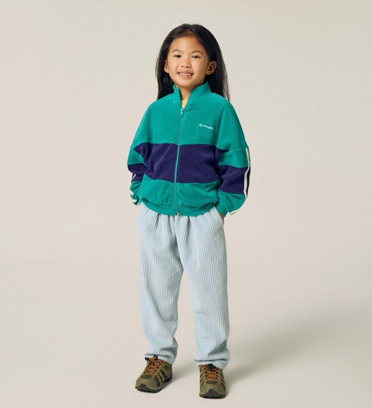The Campamento Green Color Block Sweatshirt
