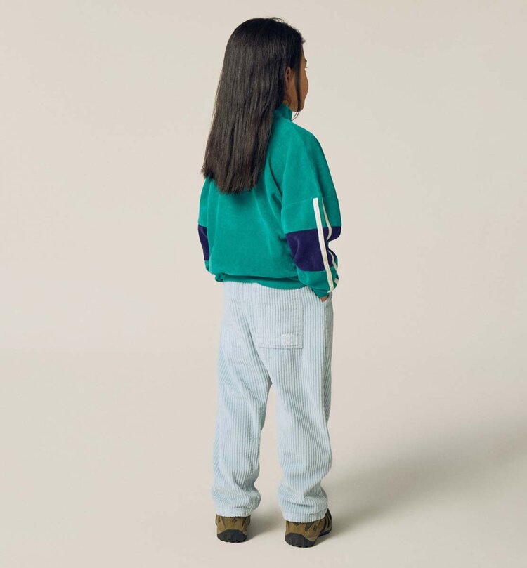The Campamento Green Color Block Sweatshirt