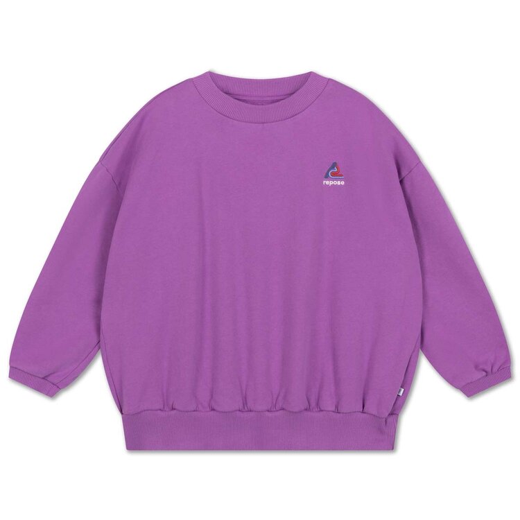 REPOSE AMS Cozydrop Sweater - purple orchid