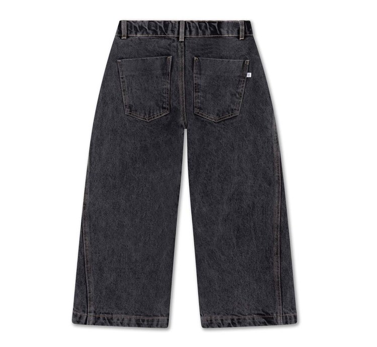 REPOSE AMS Wide Leg Denim Pants - slate grey