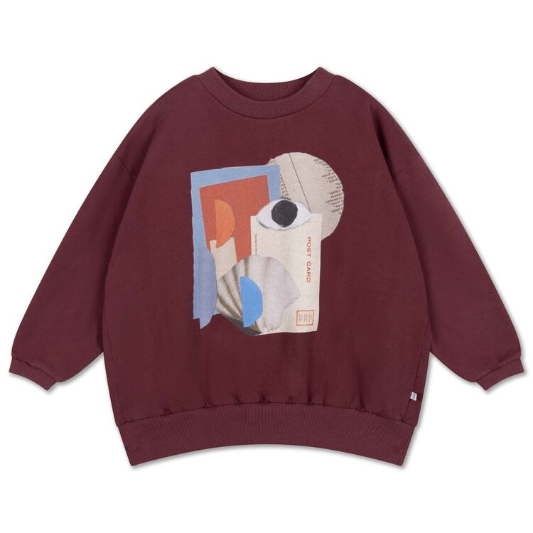 REPOSE AMS Cozydrop Sweater - mulberry rocket