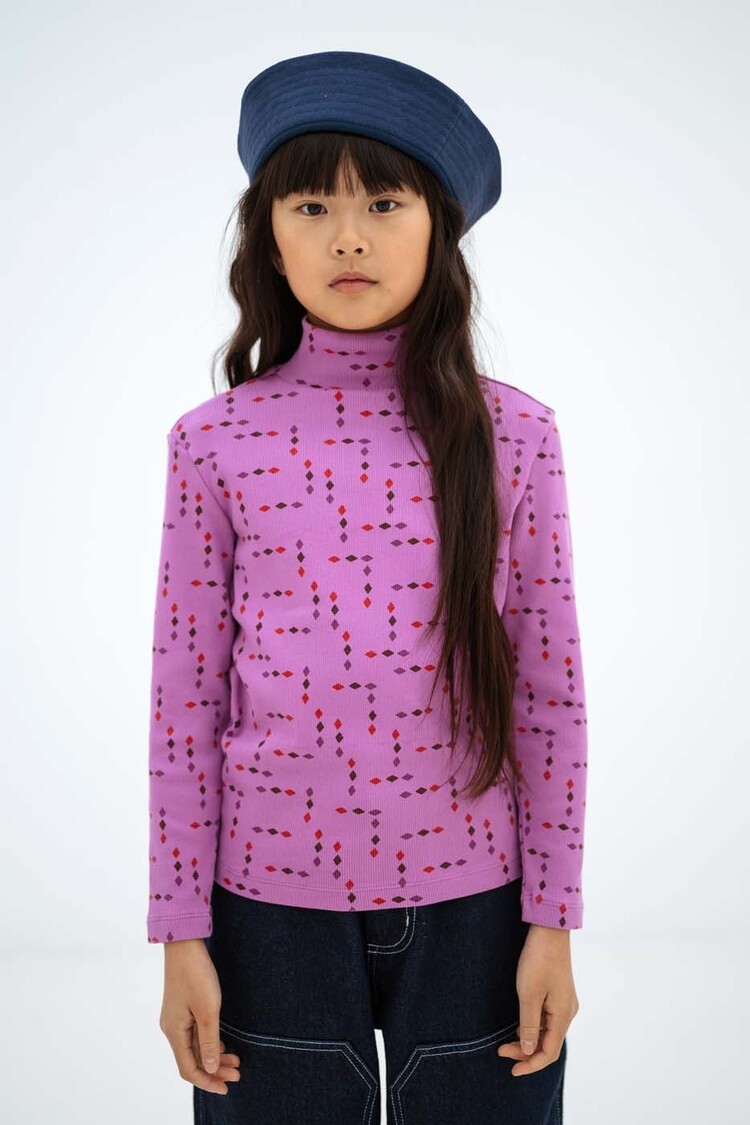 REPOSE AMS Turtle Neck - pixel diamond