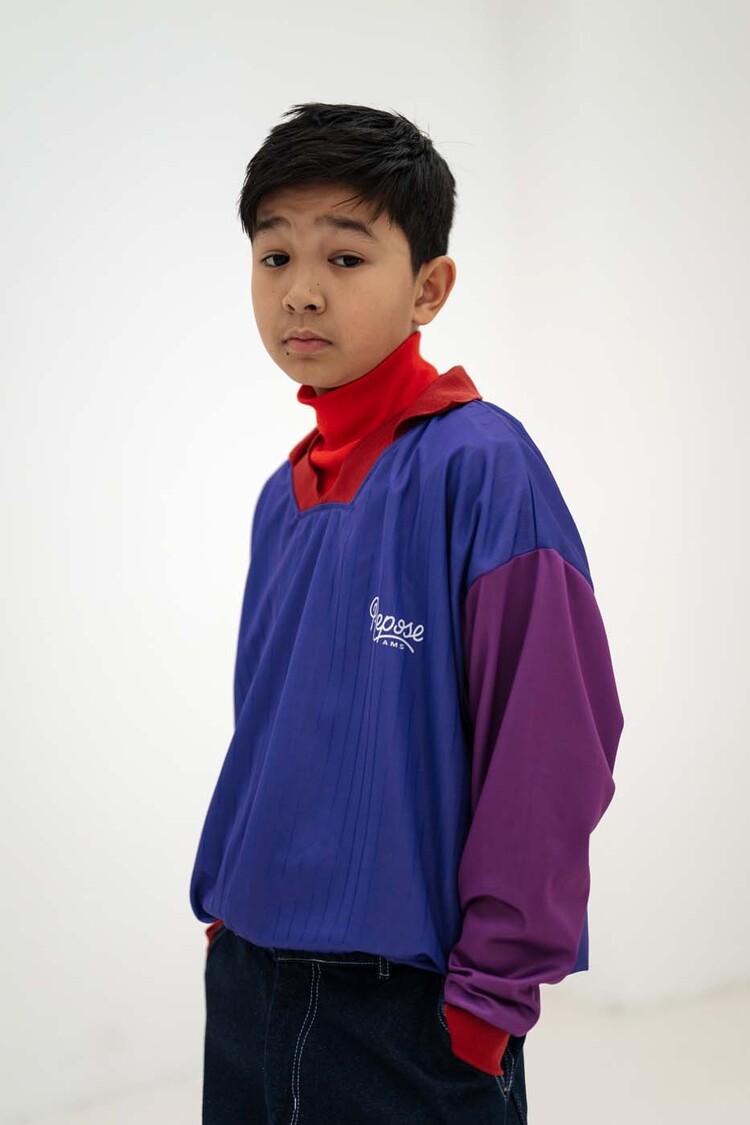 REPOSE AMS Sports Jersey - orchid pop color block