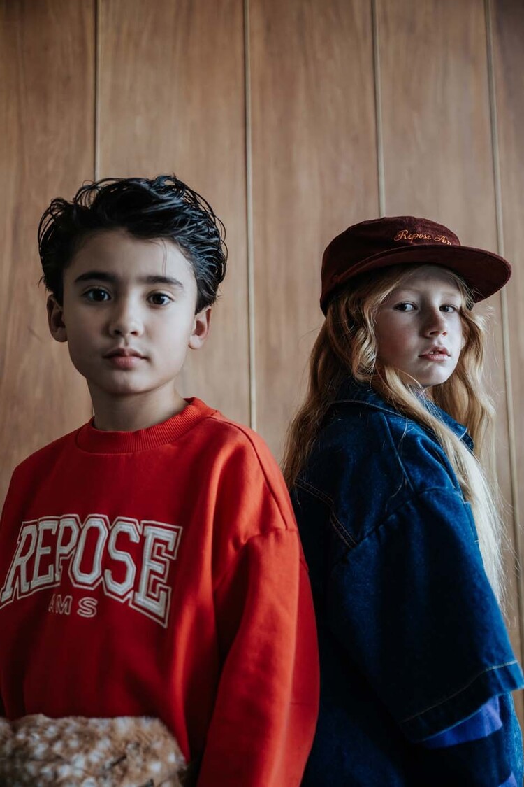 REPOSE AMS Cozydrop Sweater - firecracker red