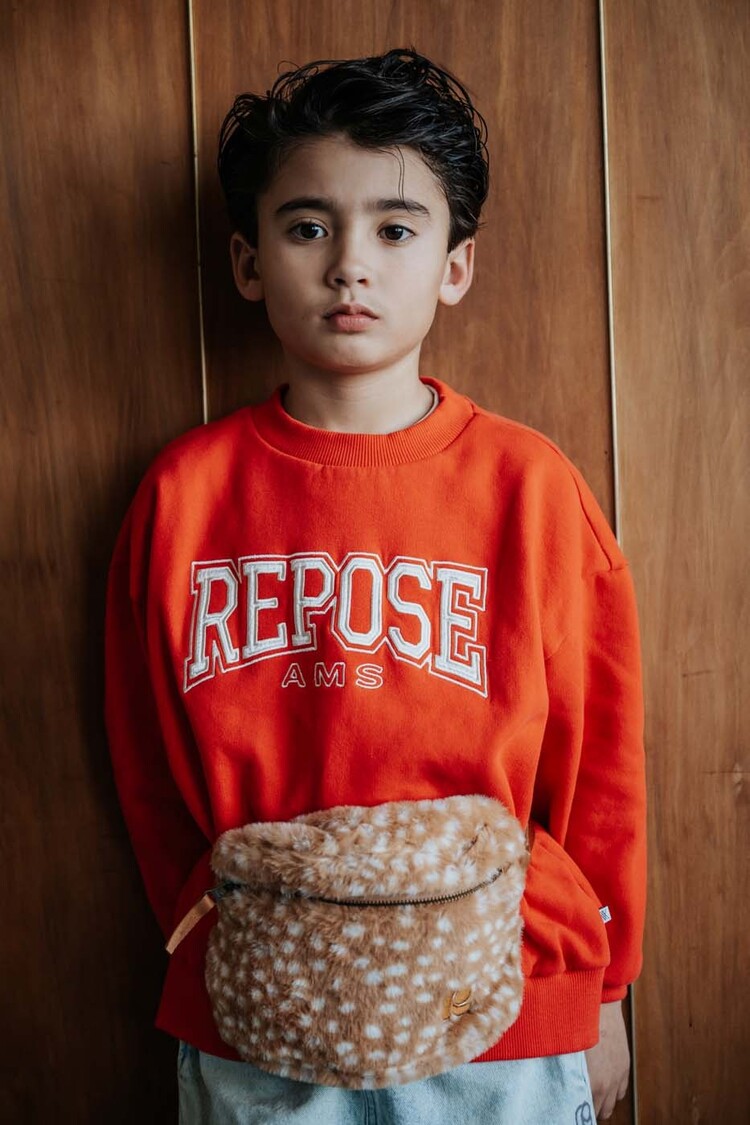 REPOSE AMS Cozydrop Sweater - firecracker red