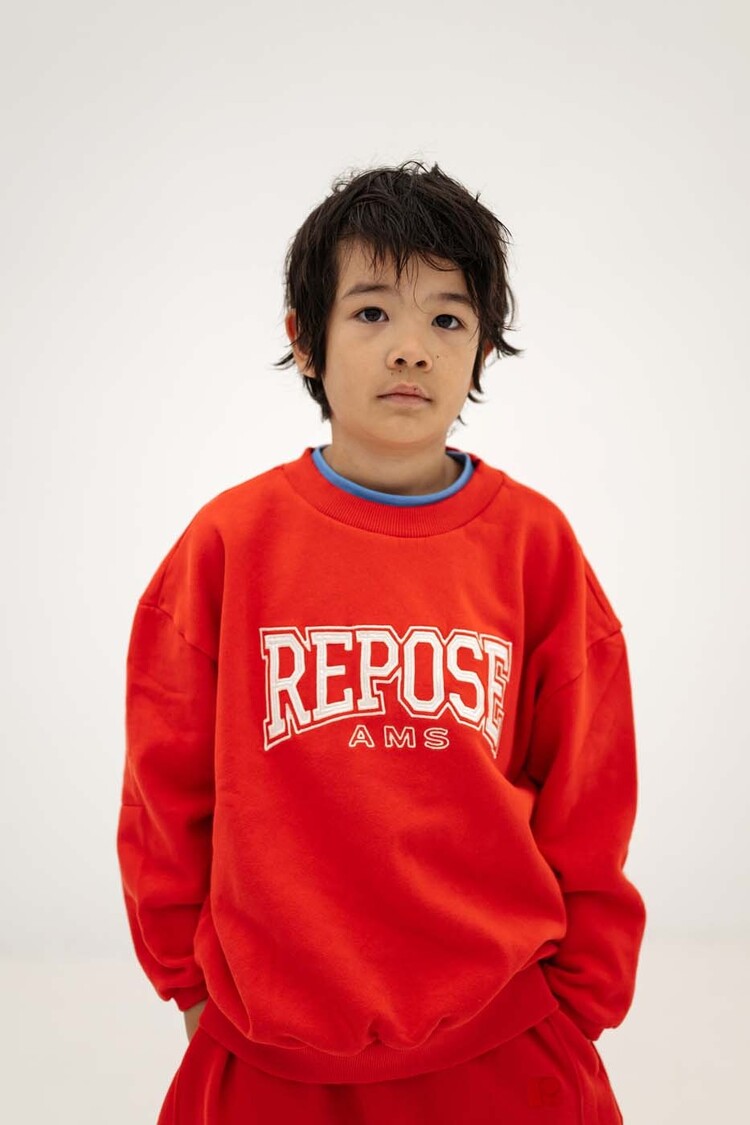 REPOSE AMS Cozydrop Sweater - firecracker red