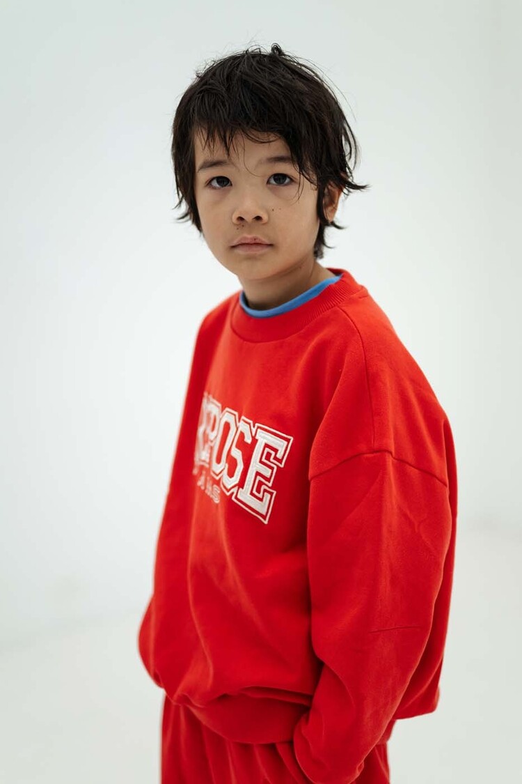 REPOSE AMS Cozydrop Sweater - firecracker red