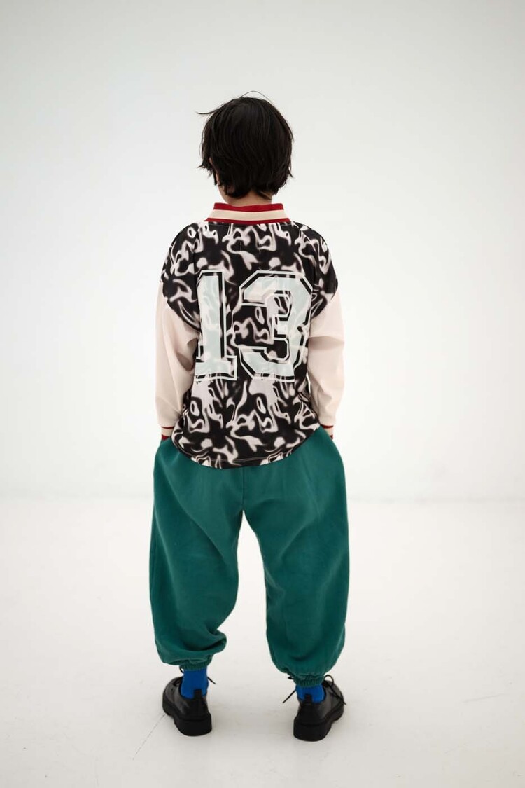 REPOSE AMS Soccer Tee - liquid marble color block