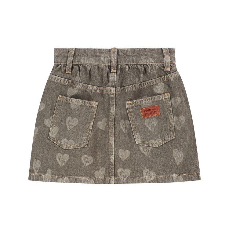 Charlie Petite Sil Skirt - Forest Green