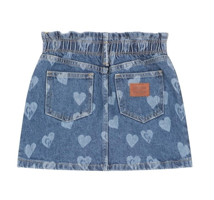 Charlie Petite Jada Skirt - Medium Blue