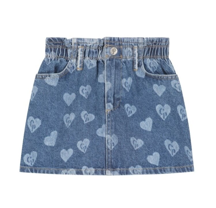 Charlie Petite Jada Skirt - Medium Blue