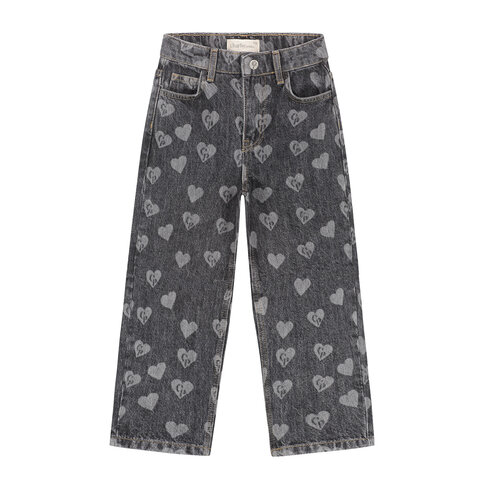 Charlie Petite Isae Jeans - Black Stone Washed
