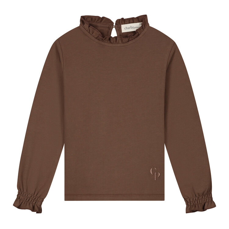 Charlie Petite Juniper LS - Brown