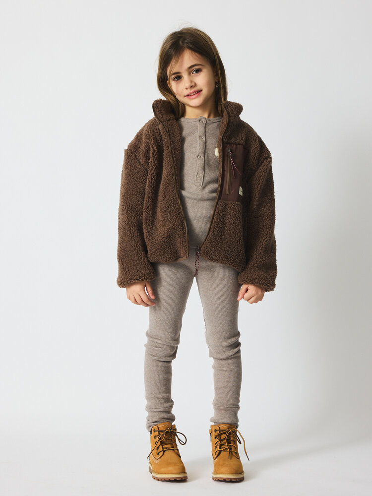 Bruno Bruno Nation Rori Teddy Jacket - Major Brown