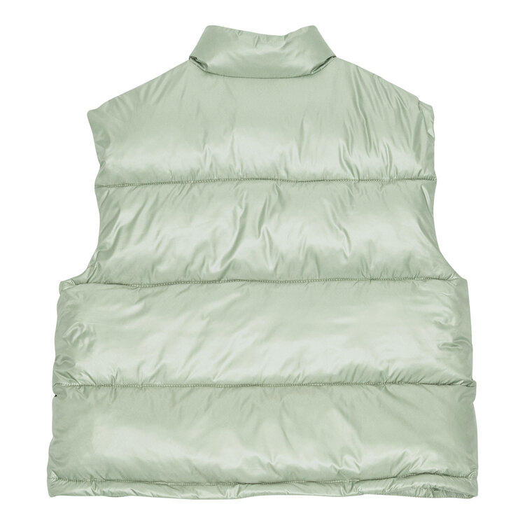 Bruno Bruno Nation Noura Puffer Vest - Aqua Gray
